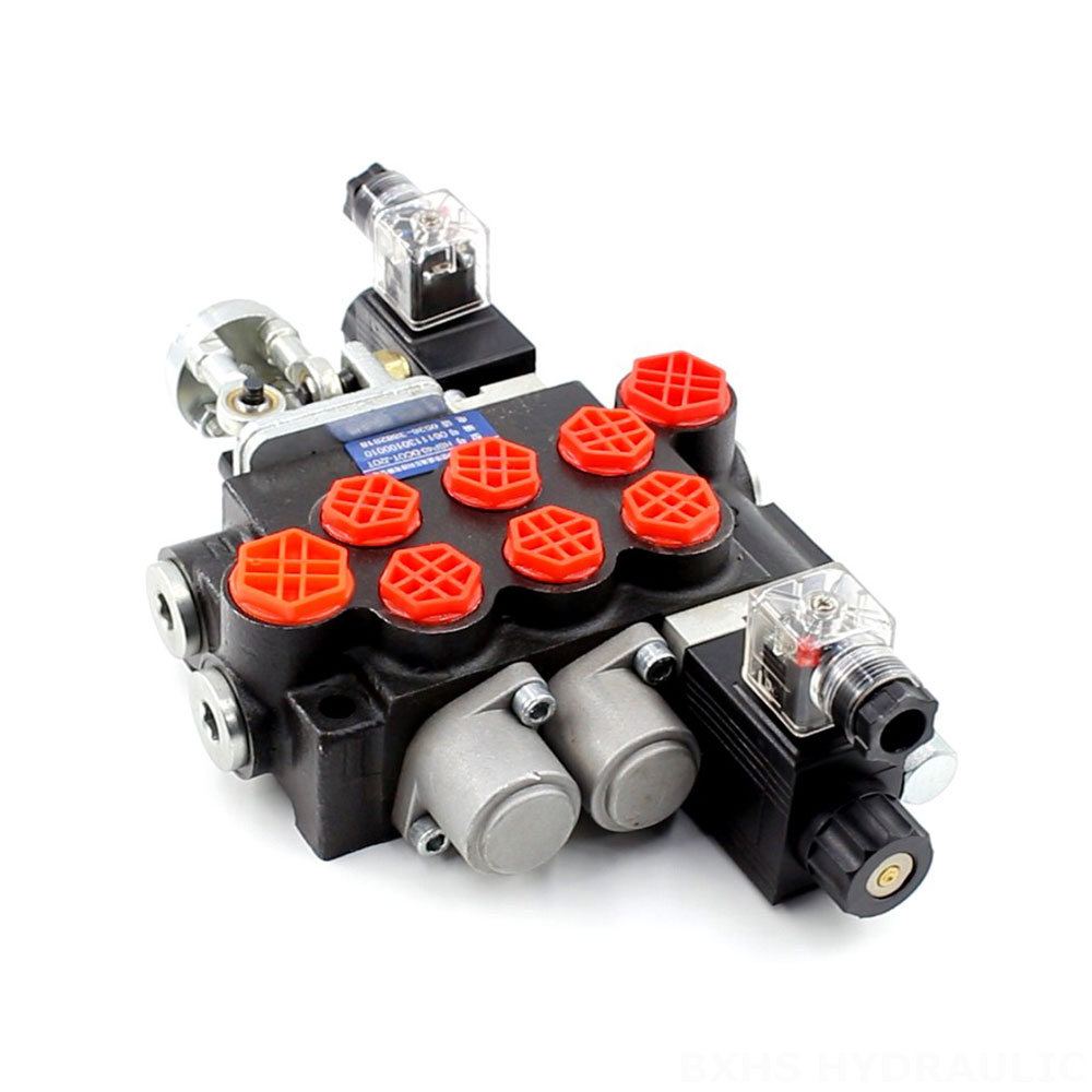 P40 Solenoidový a joystick Šoupátko 3 Monoblockový směrový ventil image